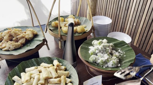 assorted of indonesian dessert