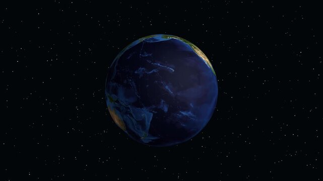 Animated Zoom from Space to Agartala City in Tripura India