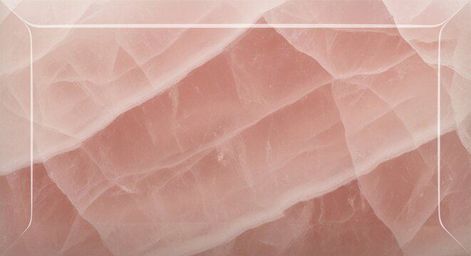 Close-up of polished rose quartz texture natural stone surface with delicate veining and soft pink hues ideal for backgrounds and design elements