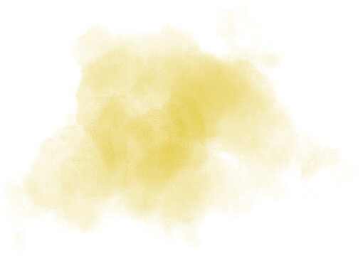 Watercolor stain decoration