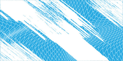 Grunge texture for fishing nets. Seamless pattern for sportswear or soccer goals, volleyball nets, basketball hoops. Modern grunge fishing nets. © Arya