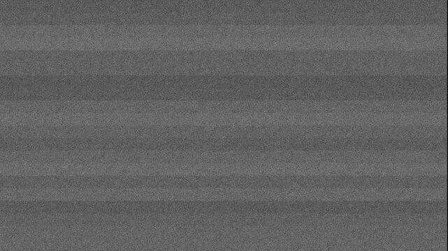 Analog TV Static Noise With Grainy Monochrome Flicker Seamless Loop Background For Video Overlay
