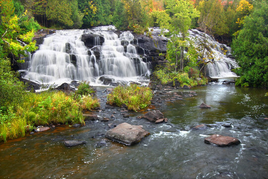 Bond Falls Scenic Area in Michigan