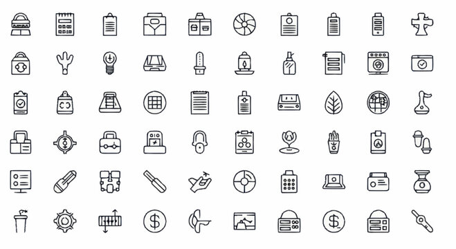 Black icons on white background.