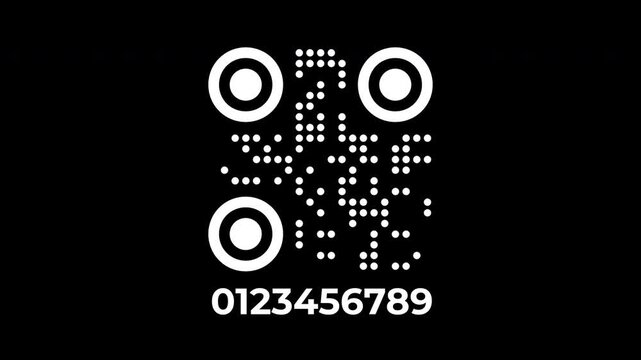 Generate QR Code on transparent background.