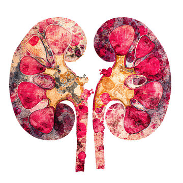 Professional Renal Pathology Image for Chronic Kidney Disease Display