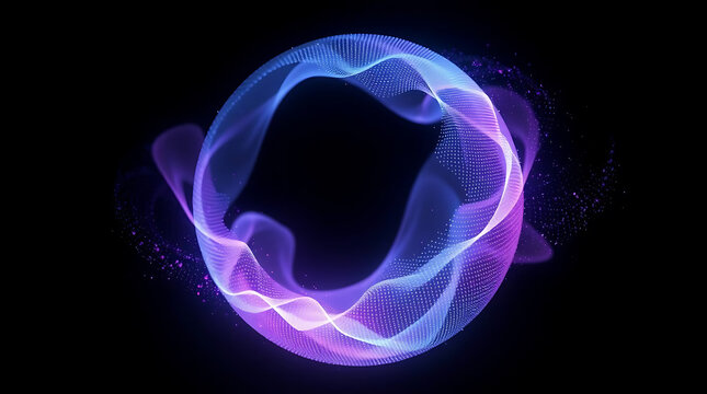 Ethereal number zero a glowing abstract representation of infinity and potential