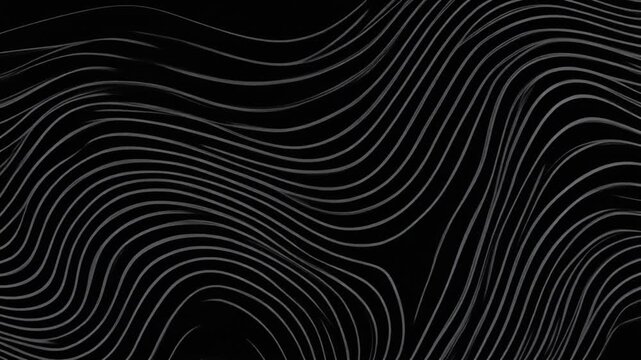 Monochromatic Minimalist Topographic Line Pattern Background