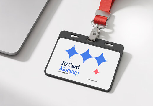 Corporate ID Card Mockup