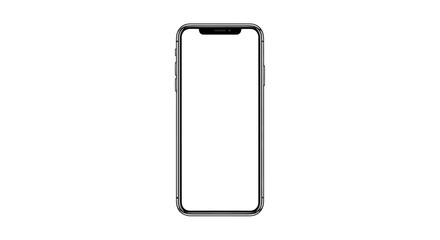 Smartphone device with blank screen. © TheArk