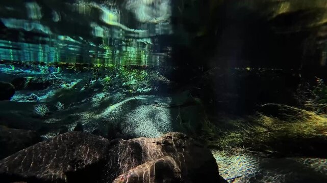 水中の竹崎水源