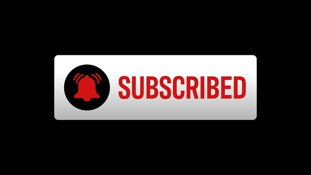 Subscribe Notification Button Animation