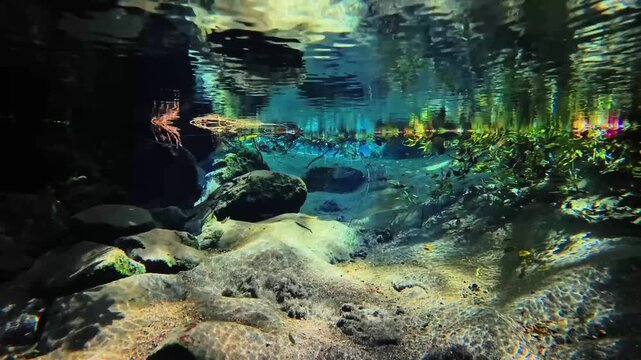 水中の竹崎水源