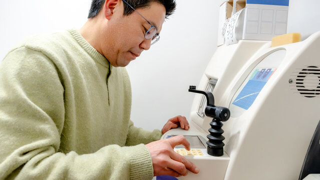 Precision work at an optical center ensures satisfaction