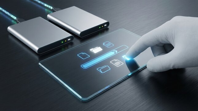Cloud service for digital document management allows secure storage transfer of files with advanced technology and user friendly interface