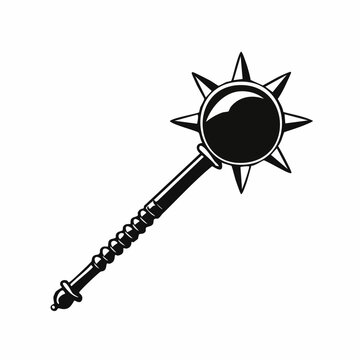 Medieval Flail Weapon Icon