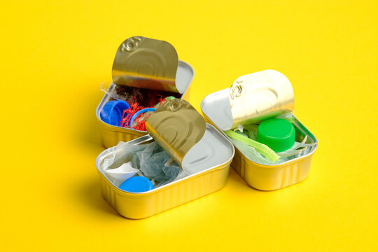 Microplastic pollution in canned food highlighting contamination