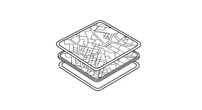 stack of square plates with cracked surface