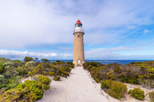 Cape du Couedic Lighthouse in South Australia located at Cape du Couedic on Kangaroo Island, Australia