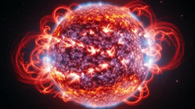 exploding star supernova cosmic event with vibrant energy and swirling gases in deep space