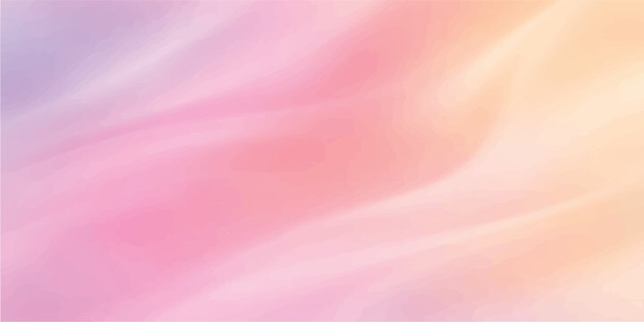 A luxury abstract background featuring smooth flowing waves of pink and purple silk fabric with a soft satin texture in a light motion curve vector illustration design