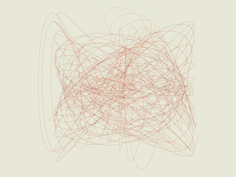 Damped Pendulum Harmonograph Generative Line Art