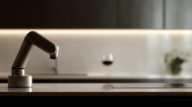 smart home kitchen with automated robotic cooking system