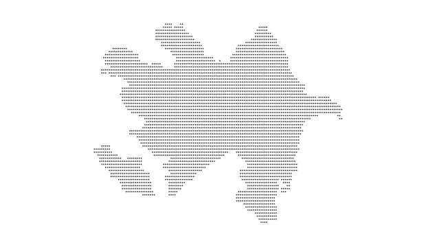 Azerbaijan Detailed Country Map Vector Illustration with Outline, Border, and Filled Shape Featuring Caucasus Region Design for Cartography, Atlas, and Geographic Usage