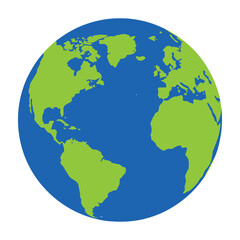 Obraz premium Globe Earth Planet World Map