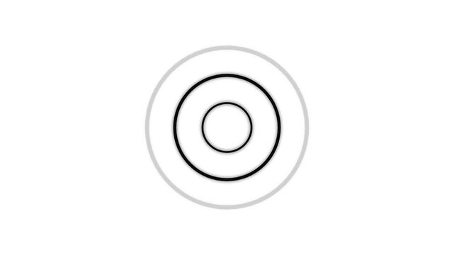 Radio waves waves background. network tower produced radio wave.Technology radio waves signal icon animation. Radio waves background.4k video