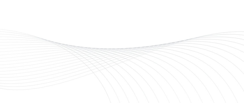 Abstract minimal line wave background, geometric flowing curve grid, thin intersecting lines, modern corporate tech backdrop for presentation, branding, website hero, clean monochrome vector