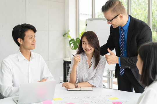 Great job! The boss encourages the staff to do a very good job
