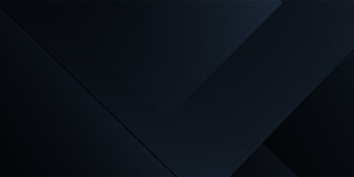 Creative black dark blue white abstract background. Minimal. Color gradient. Web banner. Geometric shape. 3d effect. Lines stripes triangles. modern