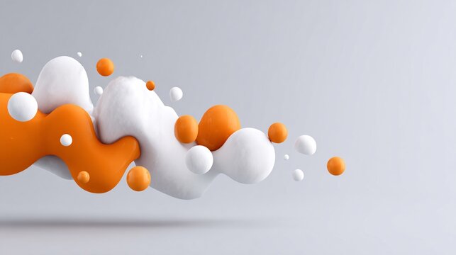 modern abstract background for website hero banner, smooth gradient, copy space center
