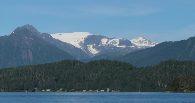 Beautiful landscape of Alaska in a sunny summer day.