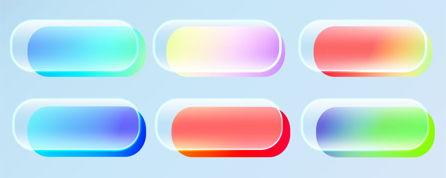  Futuristic 3D transparent button with holographic accents and frosted morphism effect. Sleek tech element for web design, featuring fluid shapes and silver highlights on white backdrop.
