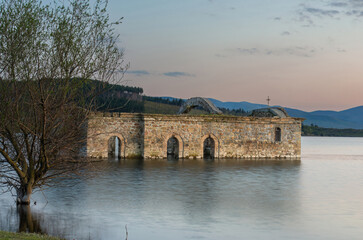Obraz premium The Sunken Church of St. Ivan Rilski