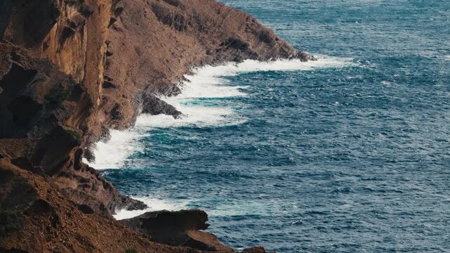 Falaises de La Ciotat au bord de la mer