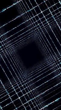 Vortex Of Crossing Lines Producing Infinite Kaleidoscope Patterns Suitable For Music And Visual Graphics