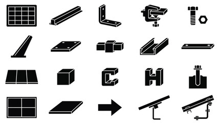 Solar Panel Mounting Hardware and Accessories © Lucy Abstracts