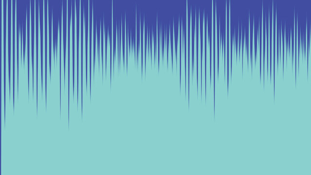   
Abstract vertical blue frequency bars jagged wave pattern on light blue background dynamic audio inspired minimalist vector illustration