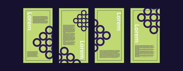 Premium Abstract Business Cover Templates with Modern Geometric Shapes and Creative Layouts   © esha