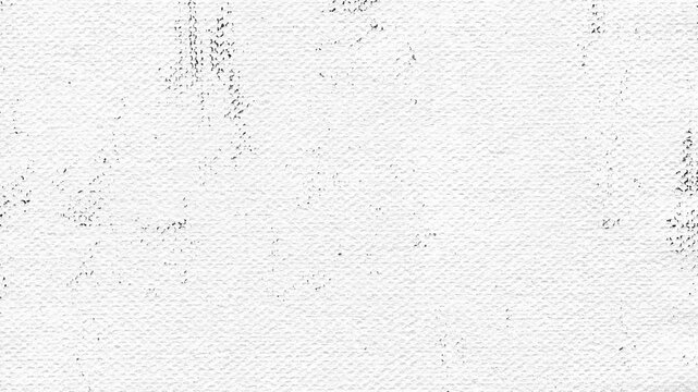 Minimal white paper canvas texture with subtle black ink grunge grain for artistic background overlays.