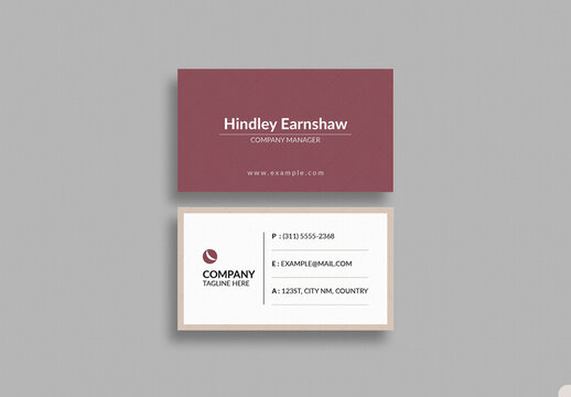 Creative Business Card Template Layout