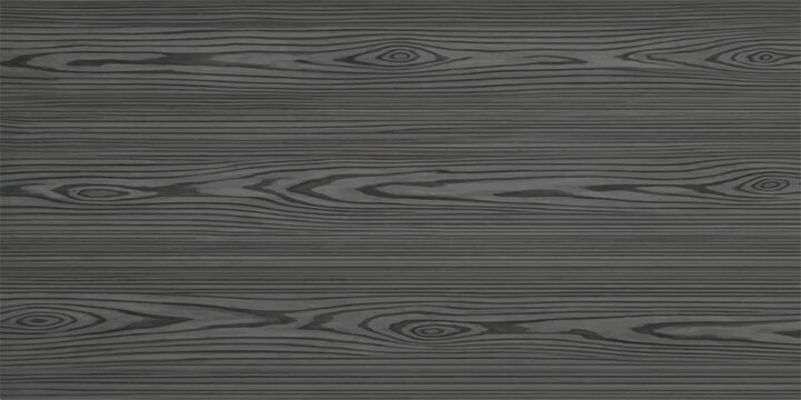 Dark black wood texture background featuring a natural timber grain pattern on an old hardwood plank board surface