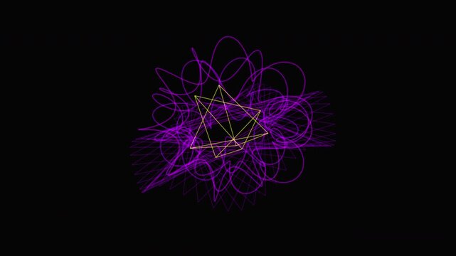 Premium 4K seamless loop of Sahasrara Crown Chakra Merkaba and Torus sacred geometry unfolding in a cinematic void. Ideal for VJ sets, trance visuals, meditation apps, and yoga studios.