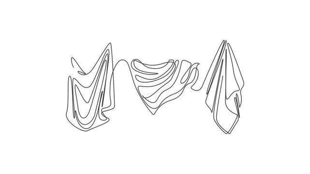 vector illustration of an abstract background,Minimal muslim woman one line drawing wearing a hijab.young Muslim woman wearing a traditional hijab headscarf line art