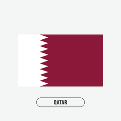 Fototapeta premium The Qatar national flag