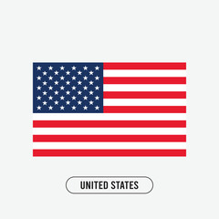 Fototapeta premium The United States national flag