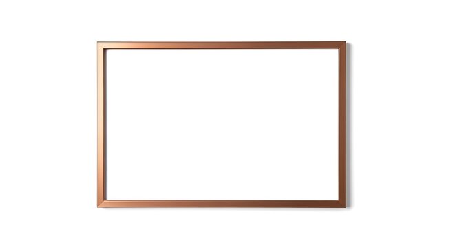 Simple rectangular frame with a thin border around a blank space